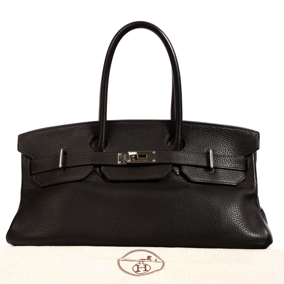 【スタイリッシュと実用性の融合】 HERMES アイランド ブラック HERMES エルメス バッグ レディース エランポケット 24 W刻印