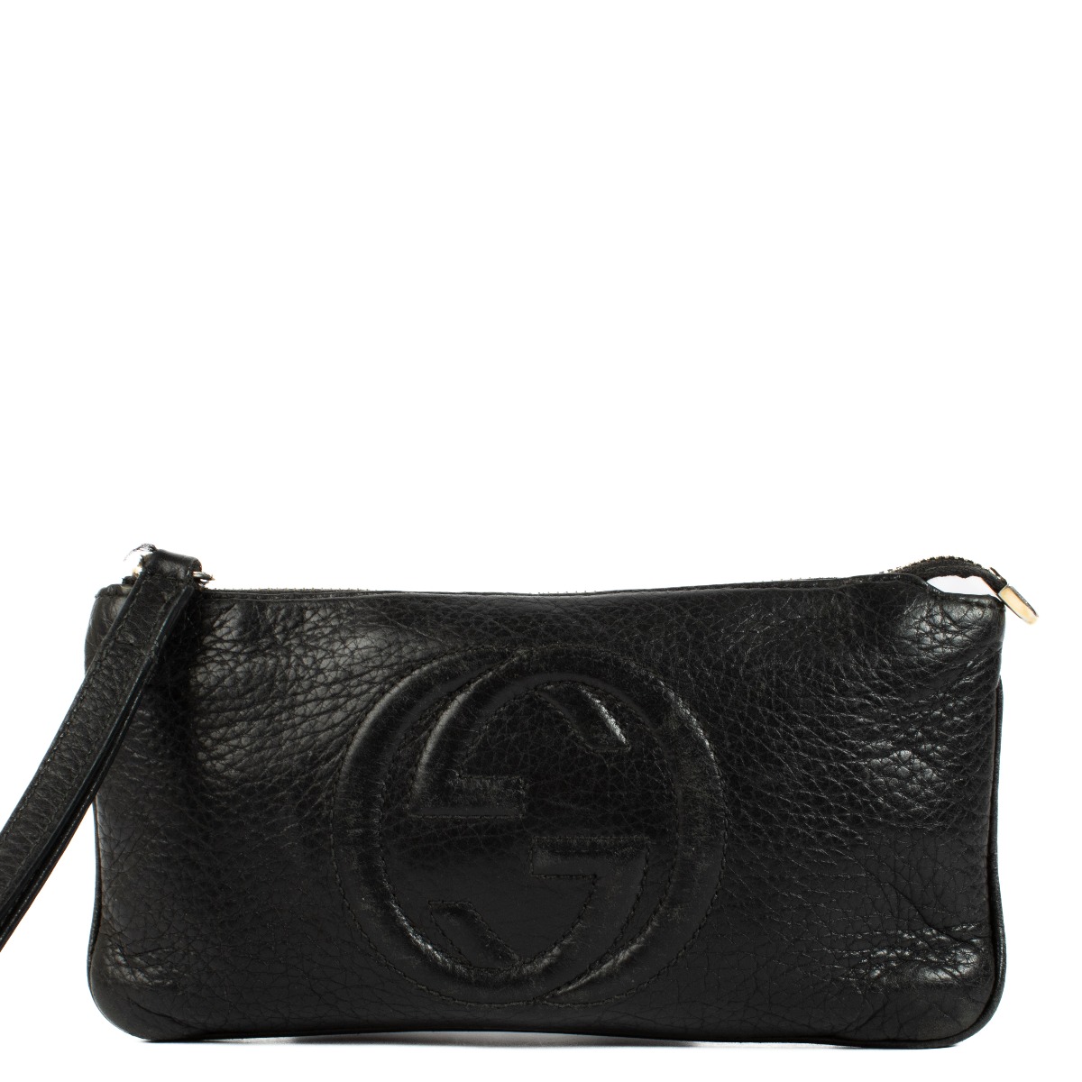 Gucci Black GG Clutch ○ Labellov ○ Buy and Sell Authentic
