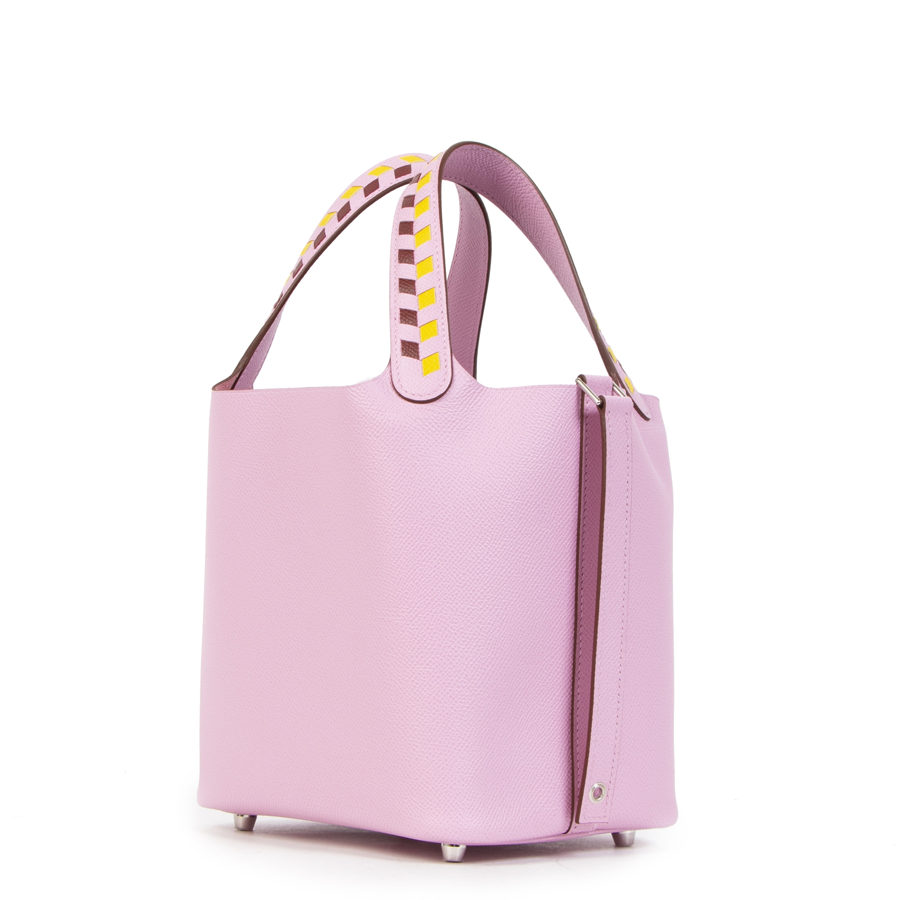 Hermes Picotin Lock 18 Tressage De Cuir Mauve Sylvestre Hermes Picotin Lock 18 Tressage De Cuir Mauve Sylvestre