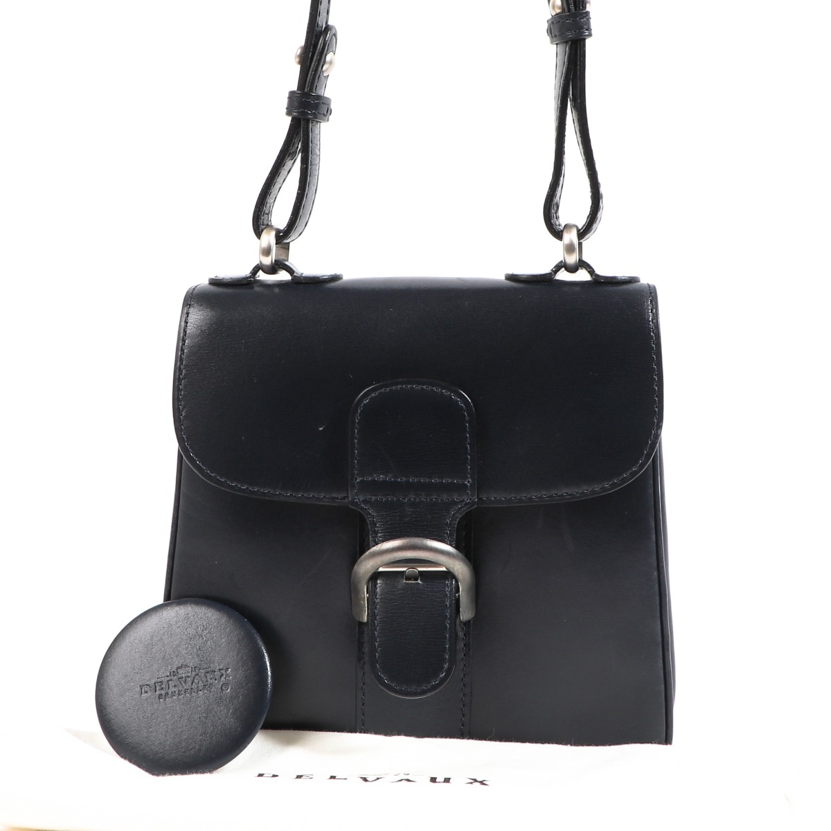 美品・ヴィンテージ【DELVAUX】BRILLANT ブラックハンドバッグ Delvaux Brillant Black PM GHW Collector Item 1958