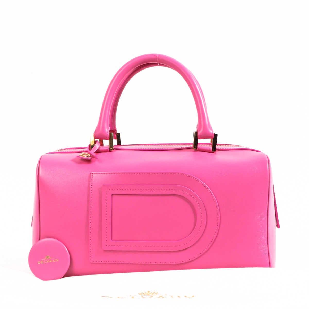 Delvaux Spring/Summer 2015 Louise Boston Flamingo Allure Bag