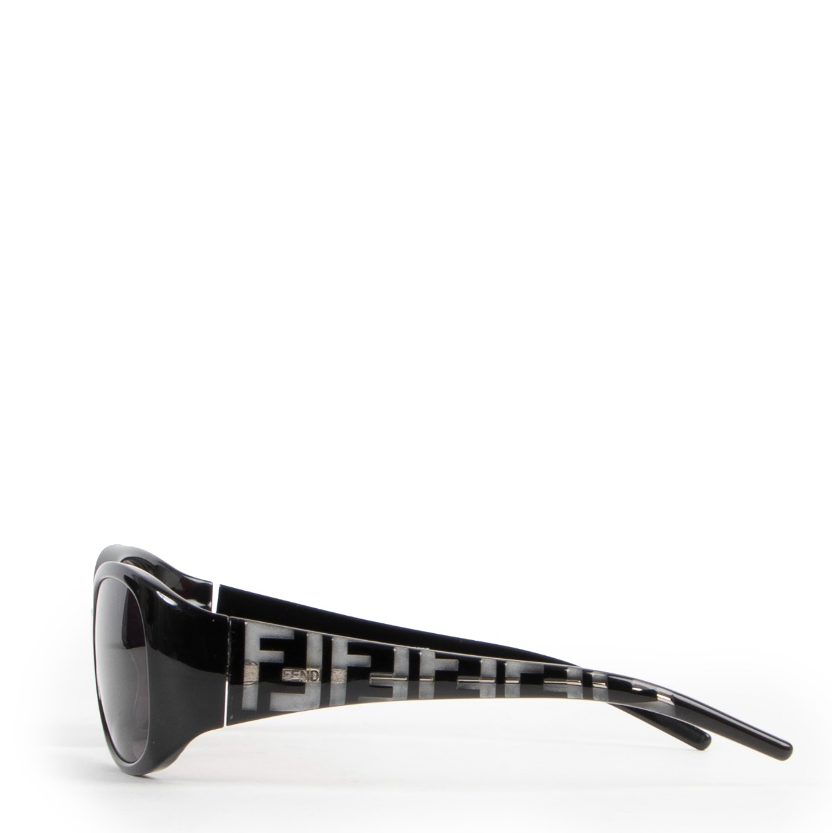 Fendi Vintage FS407 Black Logo Sunglasses ○ Labellov ○ Buy and