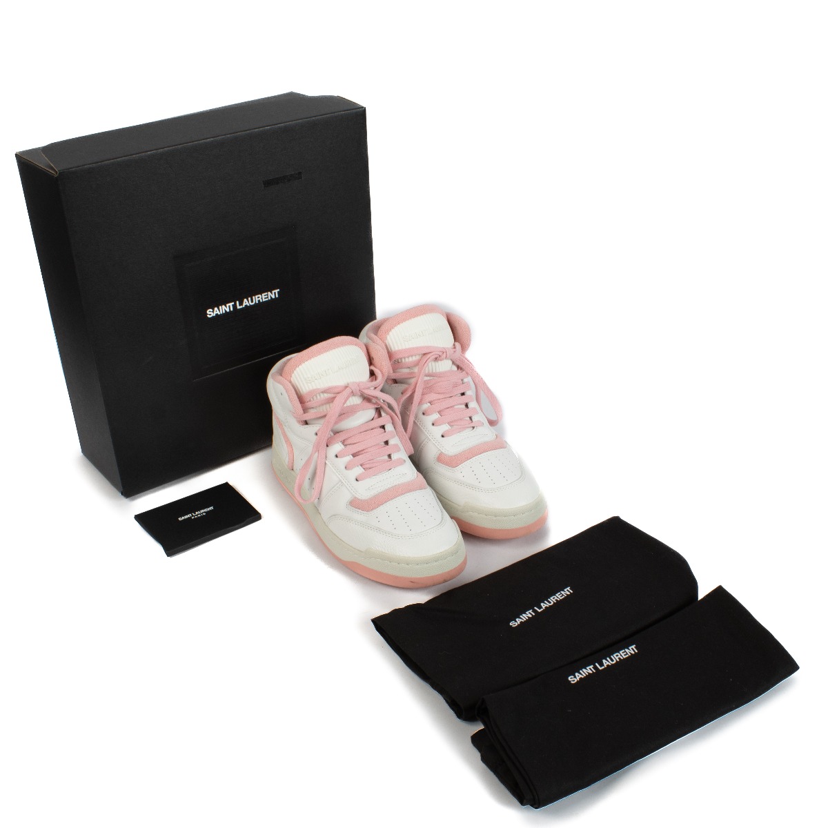 Saint Laurent Pink SL 80 Sneakers Size 38 1 2 Labellov Buy and Sell Authentic Luxury