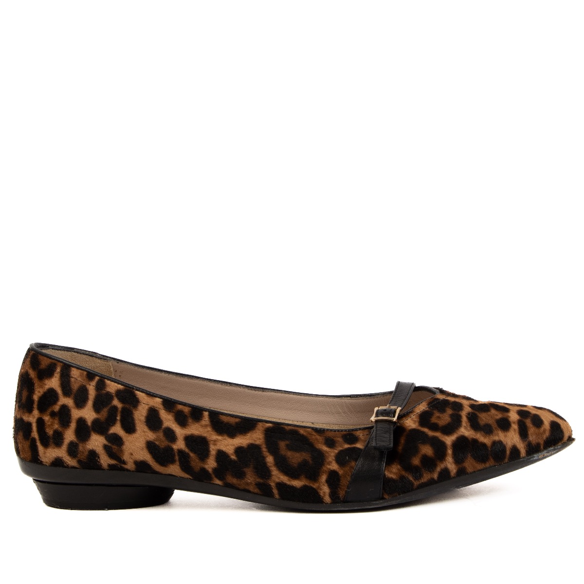 Ferragamo Leopard Pony Hair Ballet Flats Size 39 1 2 Labellov