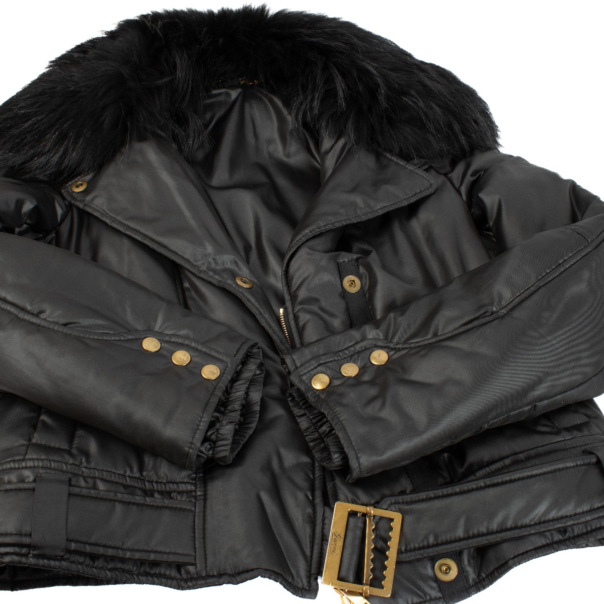 Gucci Black Fur Collar Jacket - IT 44 ○ Labellov ○ Buy and Sell