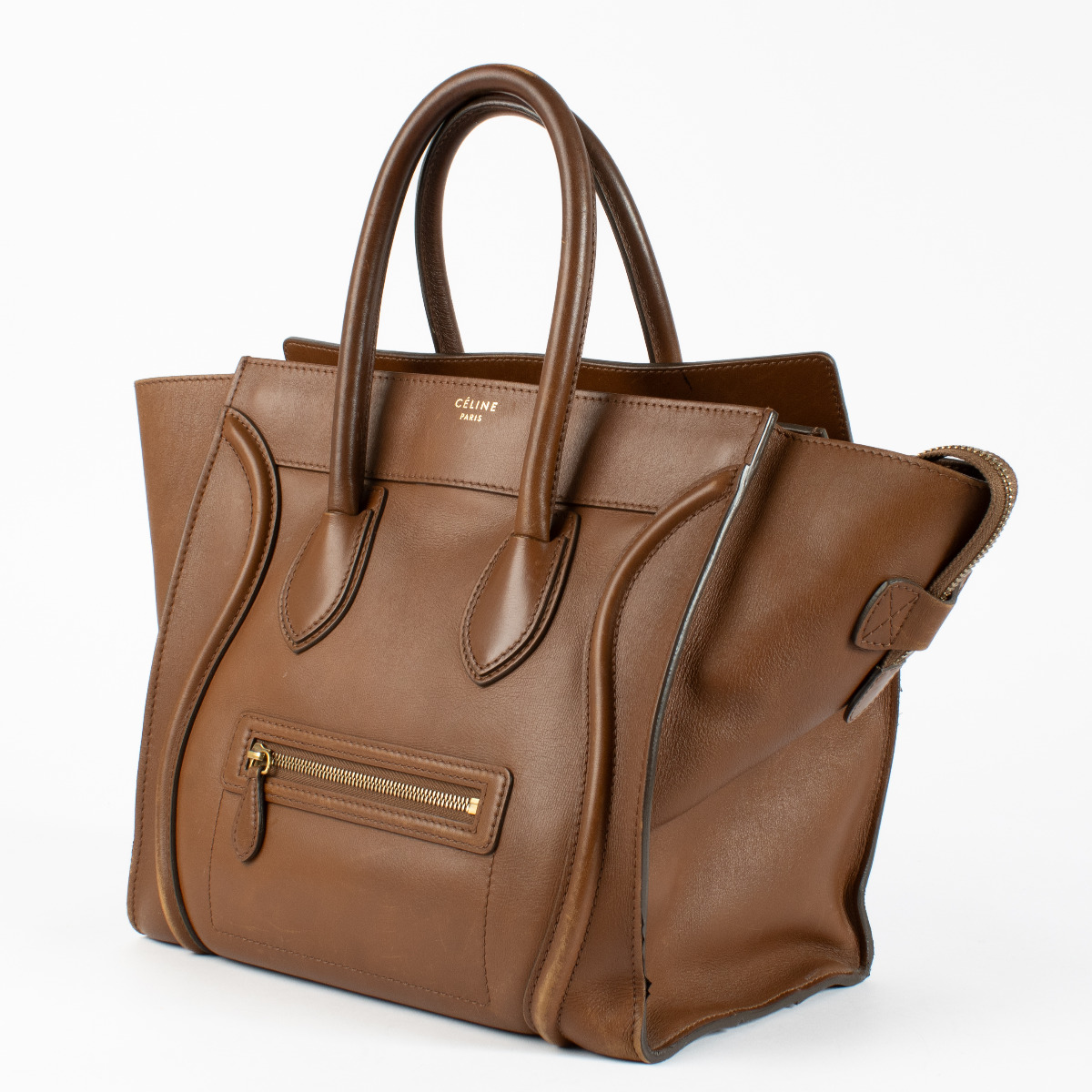 CÉLINE Luggage フィービー期キャメル Celine Camel Mini Luggage Bag ○ Labellov ○ Buy and Sell