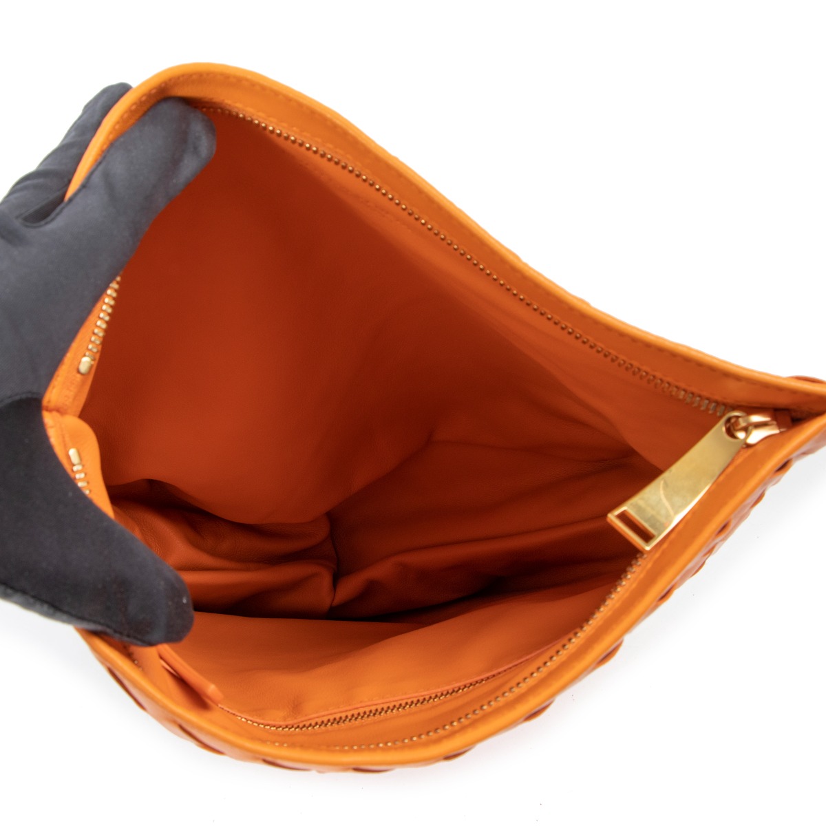 【最終値下】BOTTEGA VENETA bv twist bag orange BOTTEGA VENETA Nappa Intrecciato BV Twist Orange 1416033