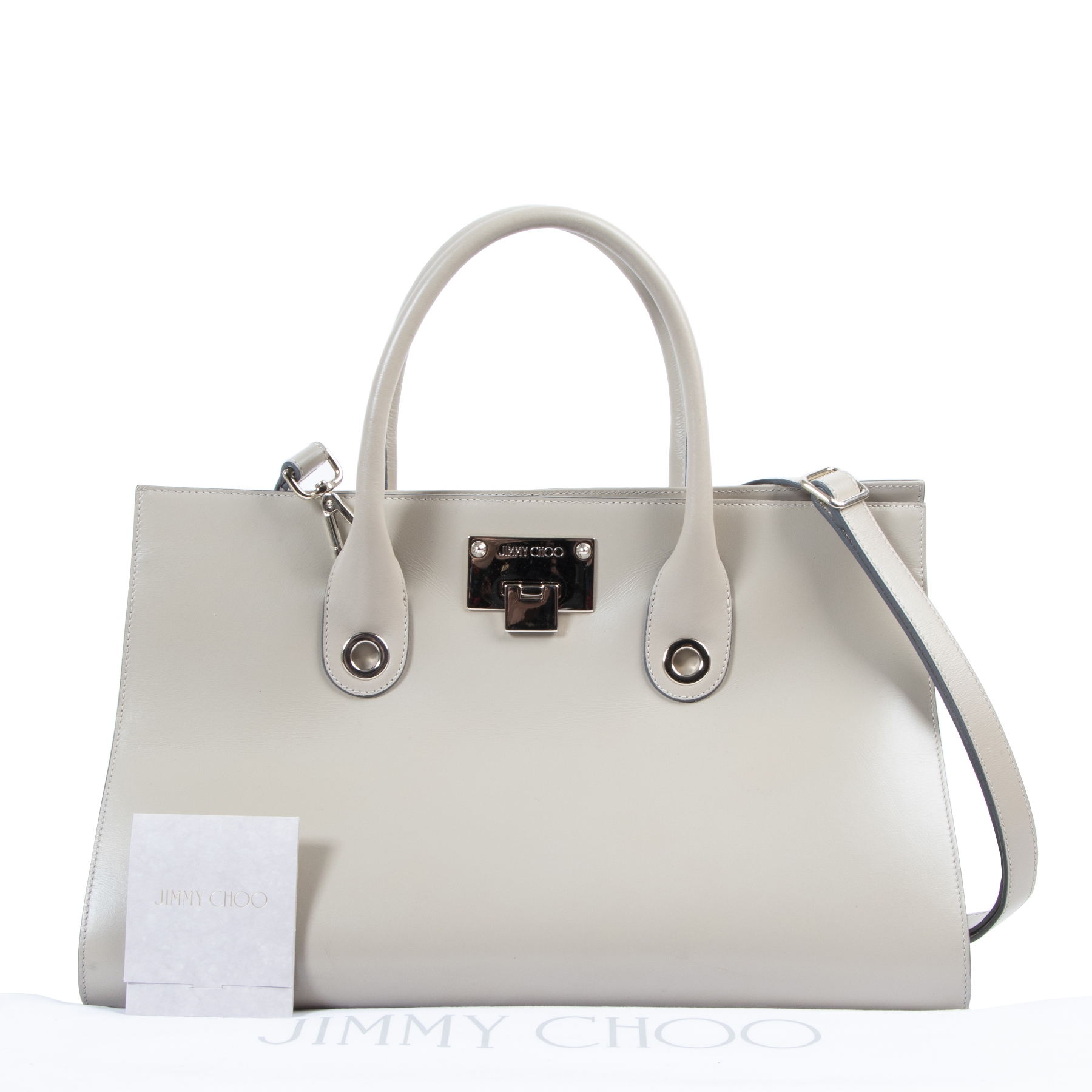 JIMMY CHOO RILEY ネイビー Riley leather handbag Jimmy Choo Navy in Leather - 40540709