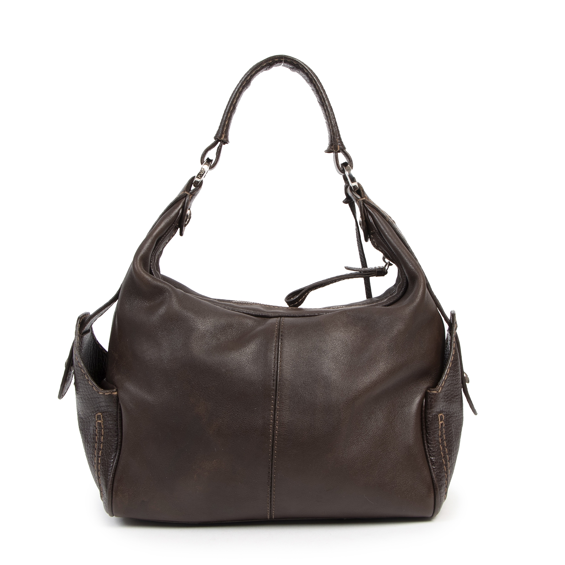 【関税＆送料込み】Tod'S Hobo Bag Woman BROWN Tod's Di Bag Hobo in Leather Medium