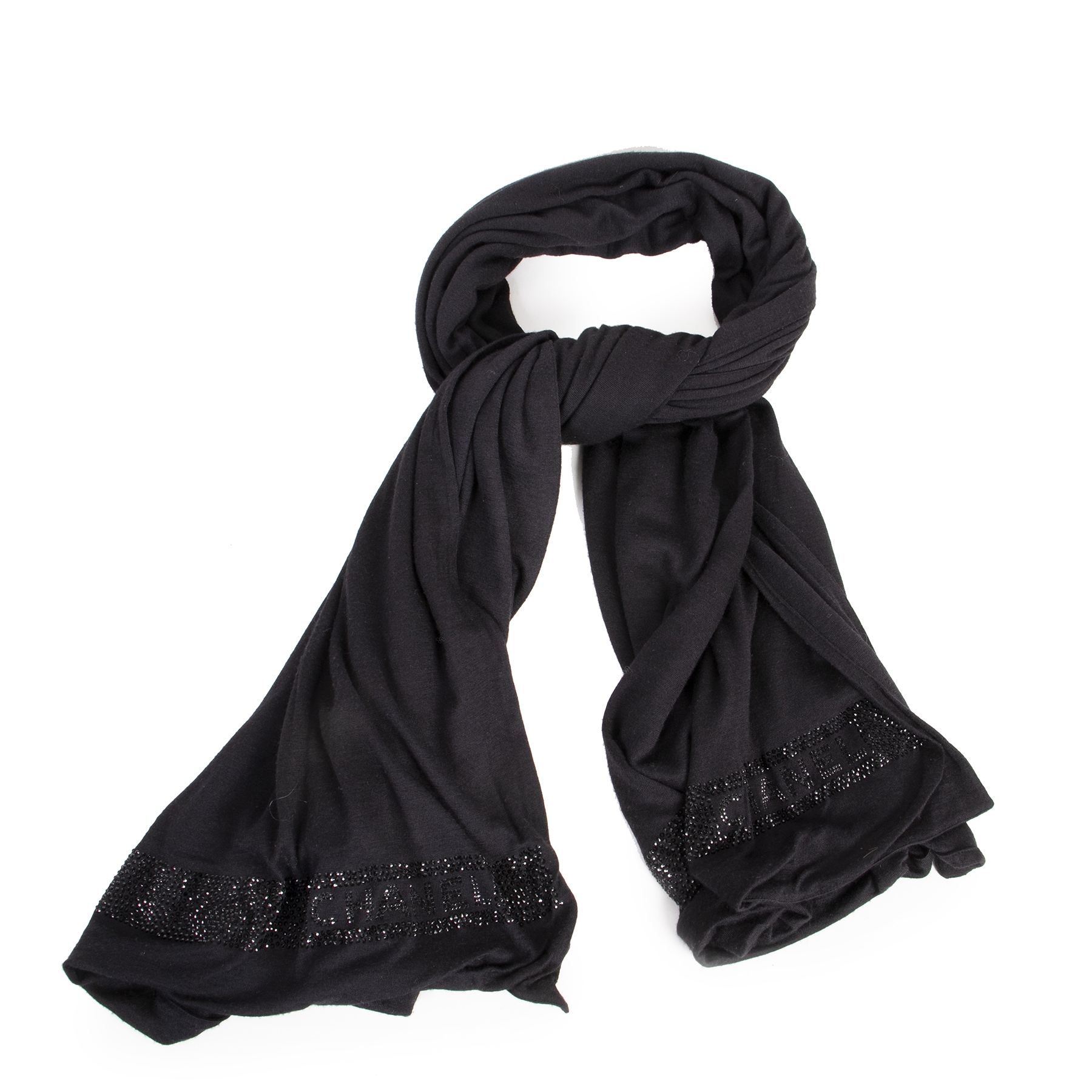 Chanel black scarf 2025