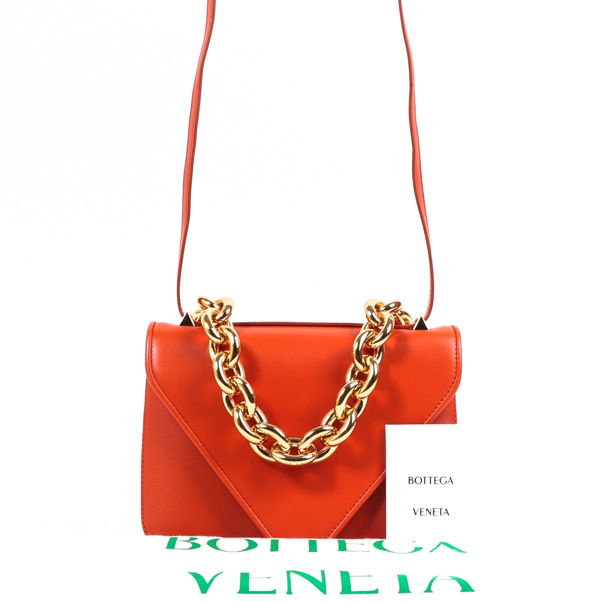 Bottega Veneta Mount Small Maple Calfskin Shoulder Bag
