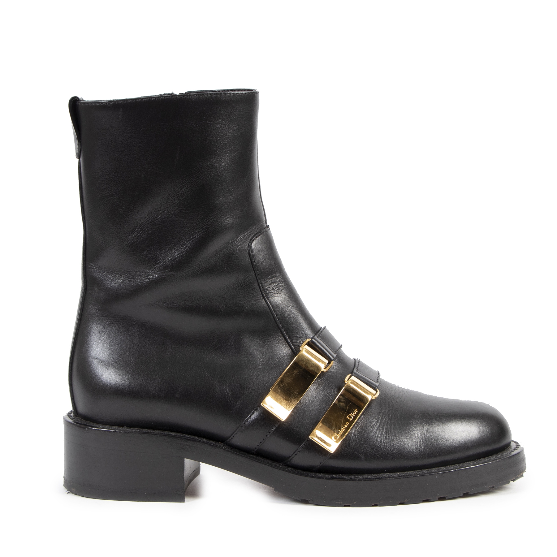 Dior buckle boots cheap