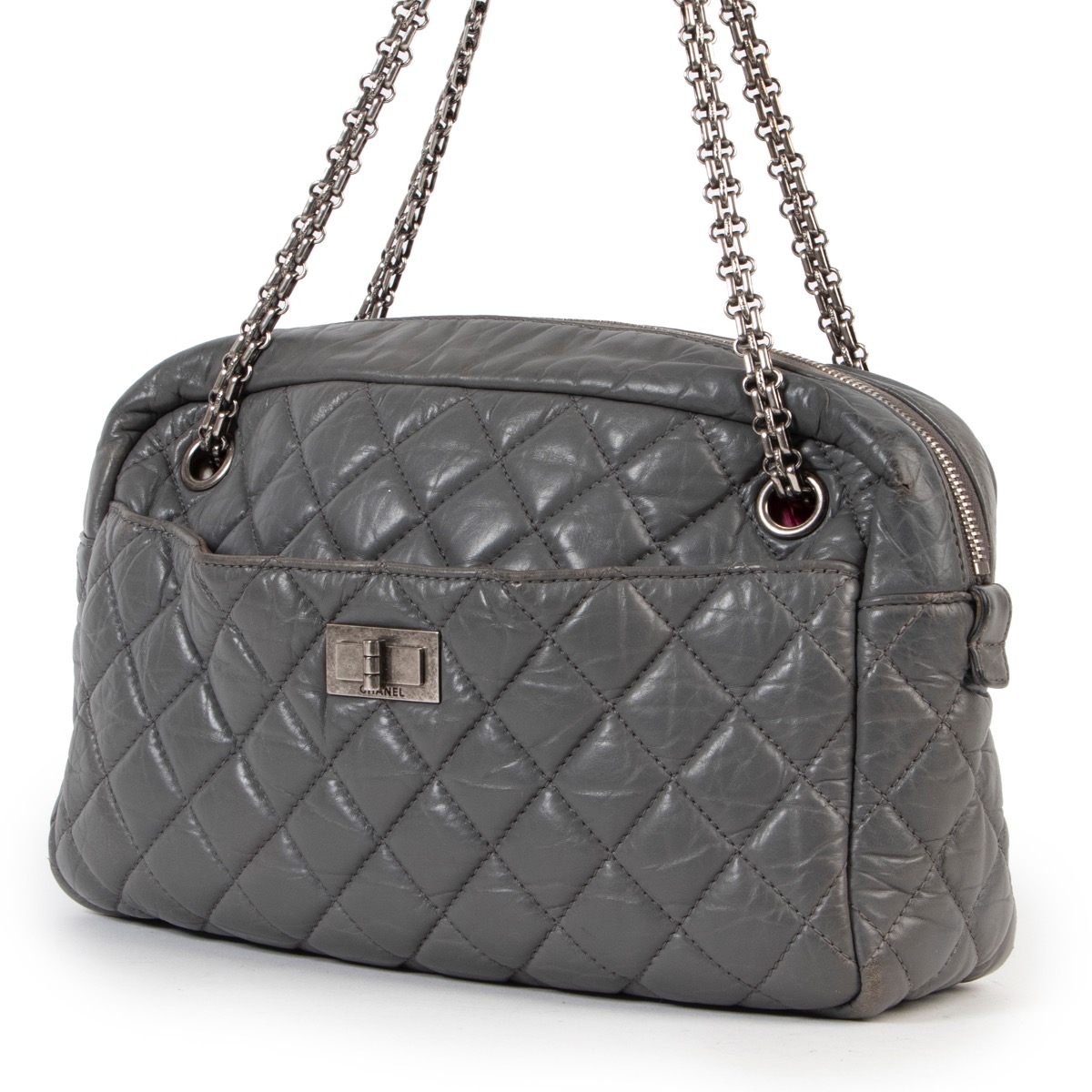 Authentic Chanel Reissue Camera Bag In Medium, Luxury, Bags