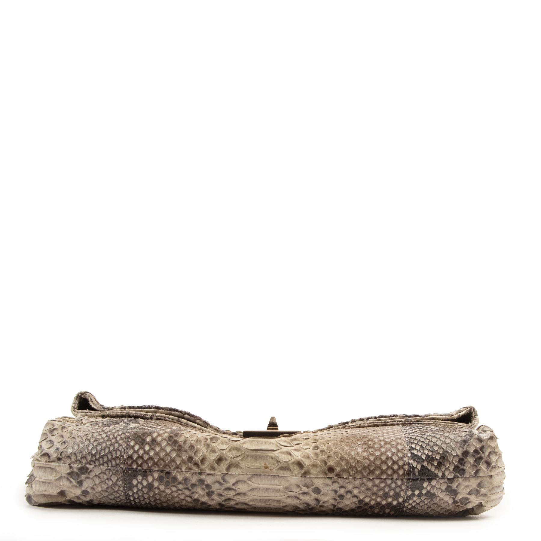 Sergio Rossi Python Printed Clutch Bag ○ Labellov ○ Buy