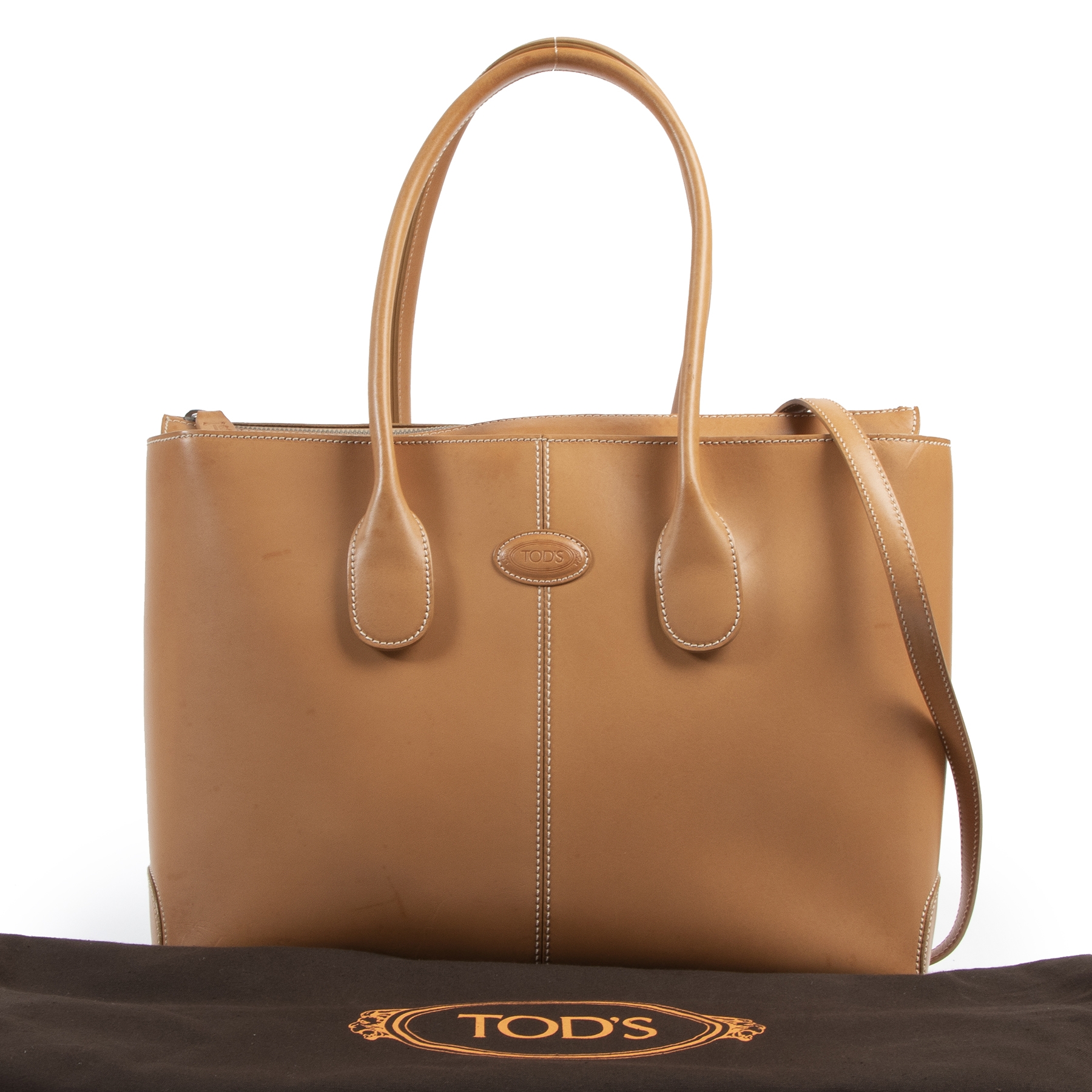 【関税＆送料込み】Tod'S Bags.. Camel Tod's Camel Leather D Bag ○ Labellov ○ Buy and Sell