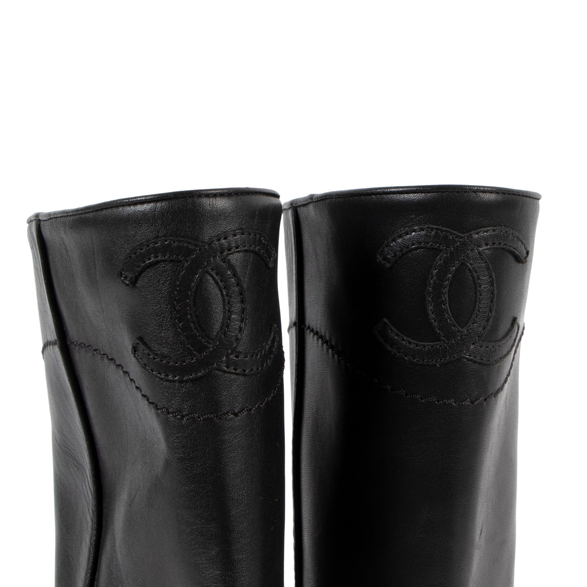 Chanel shop ascot boots