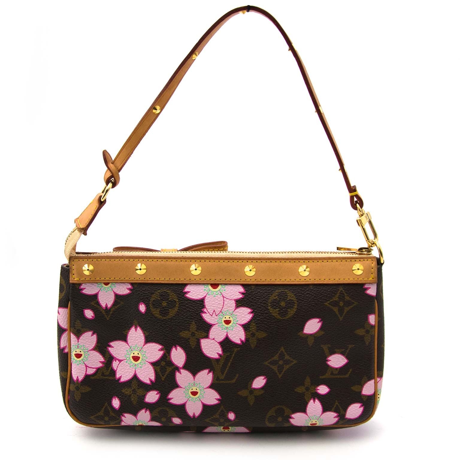 Louis Vuitton Pink Monogram Canvas Limited Edition Cherry Blossom Pochette  Accessoires Louis Vuitton