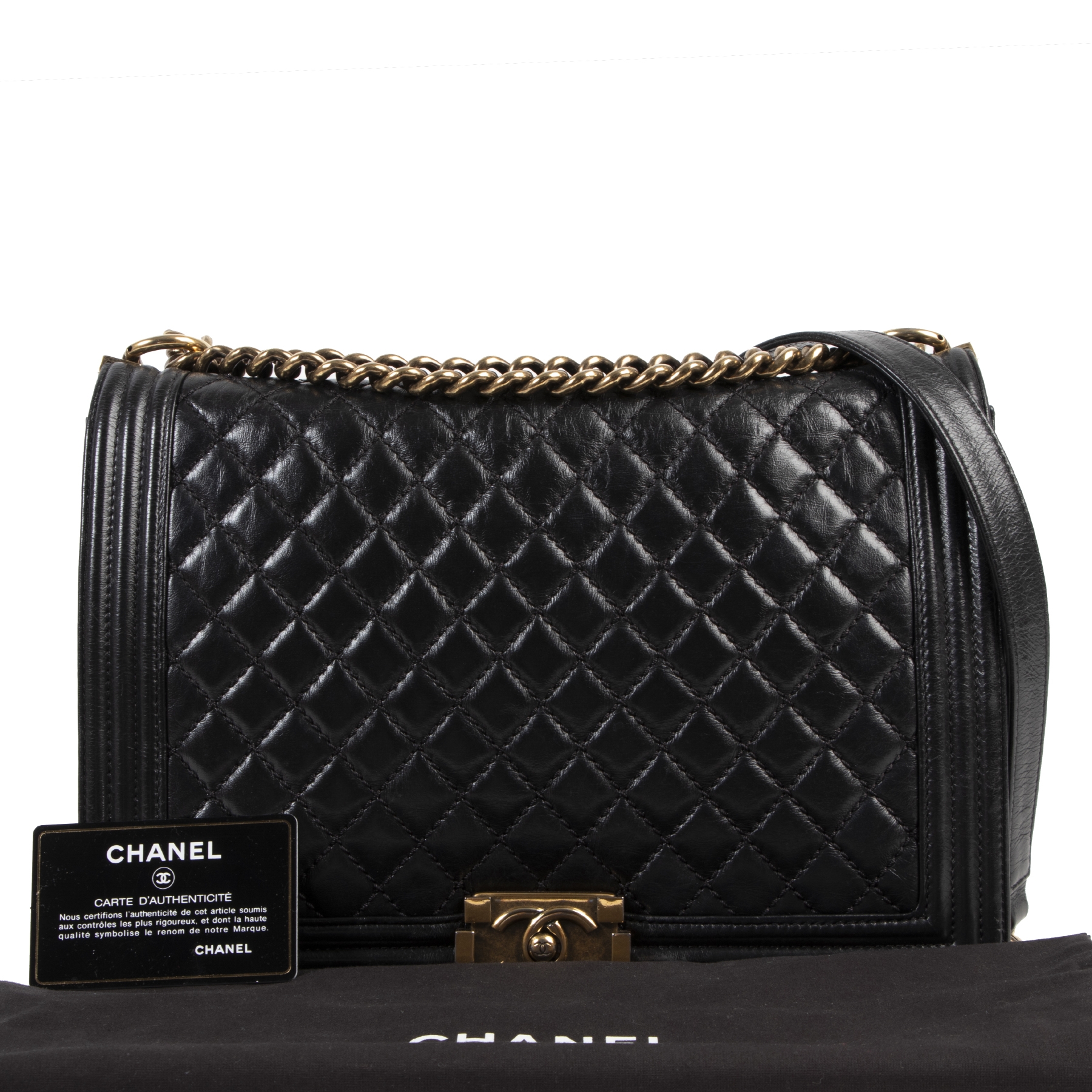 Chanel le hot sale boy jumbo