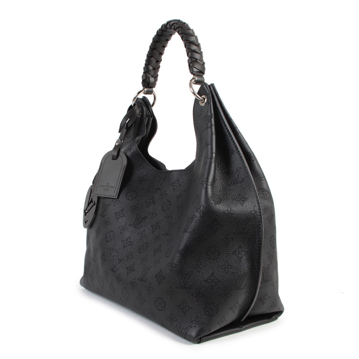 Louis Vuitton Black Mahina Carmel Hobo Shoulder Bag ○ Labellov ○ Buy and  Sell Authentic Luxury