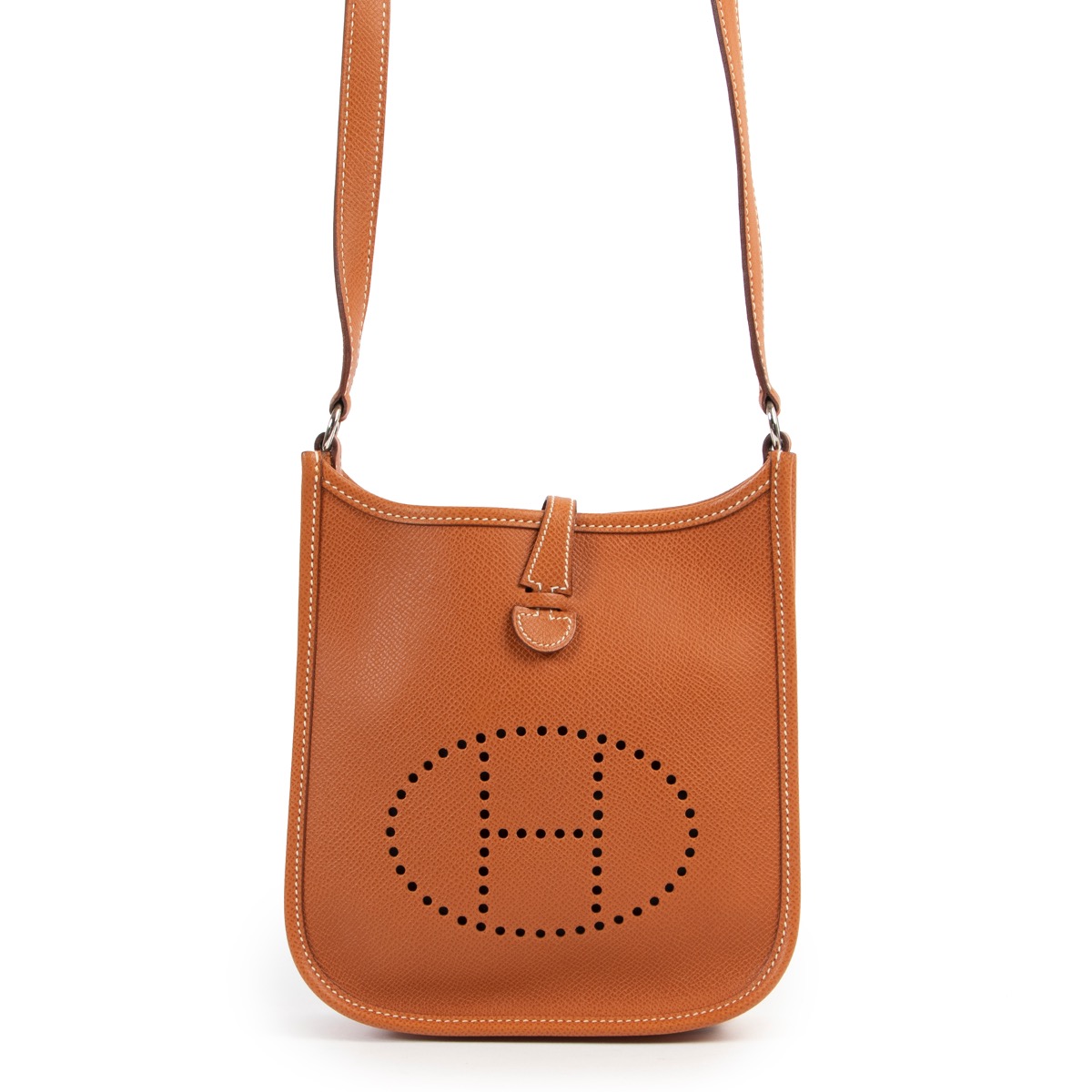Hermès Evelyne 16 Gold Epsom Palladium Hardware ○ Labellov ○ Buy