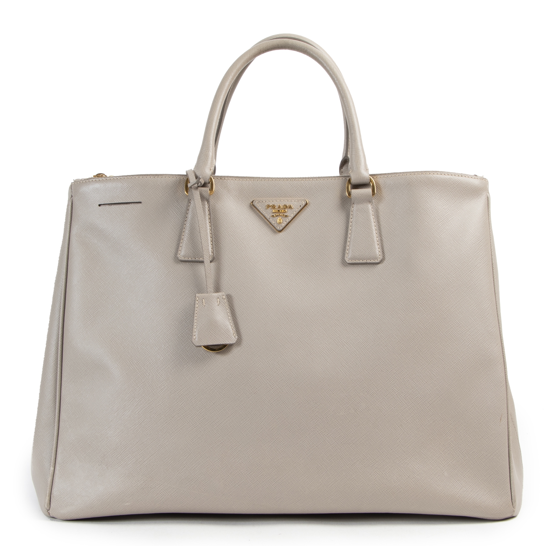 バッグ・カバンその他 Prada Large grey leather shopping bag Prada Large grey leather shopping bag | TheDoubleF
