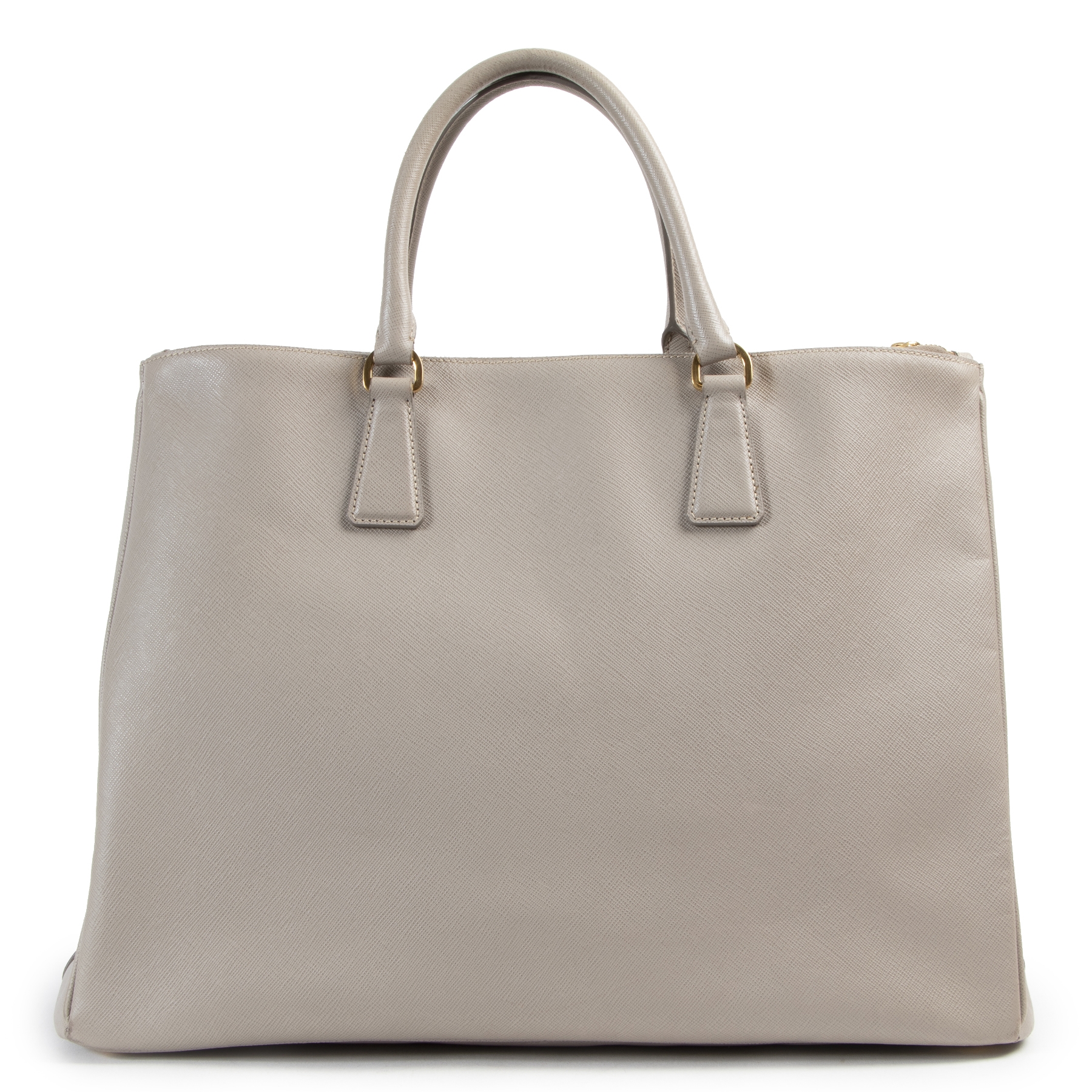 【送料&関税込】Prada Grey Viscose Blend Top 546_prada_grey_saffiano_top_ha