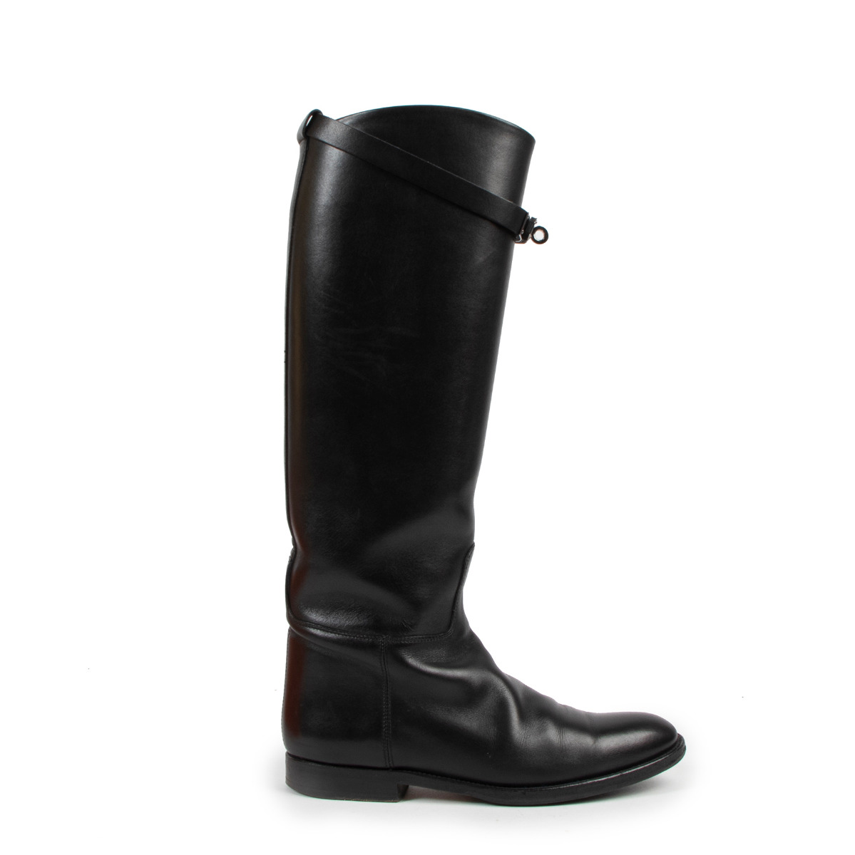 Hermes Black Jumping Boots Labellov Buy and Sell Authentic
