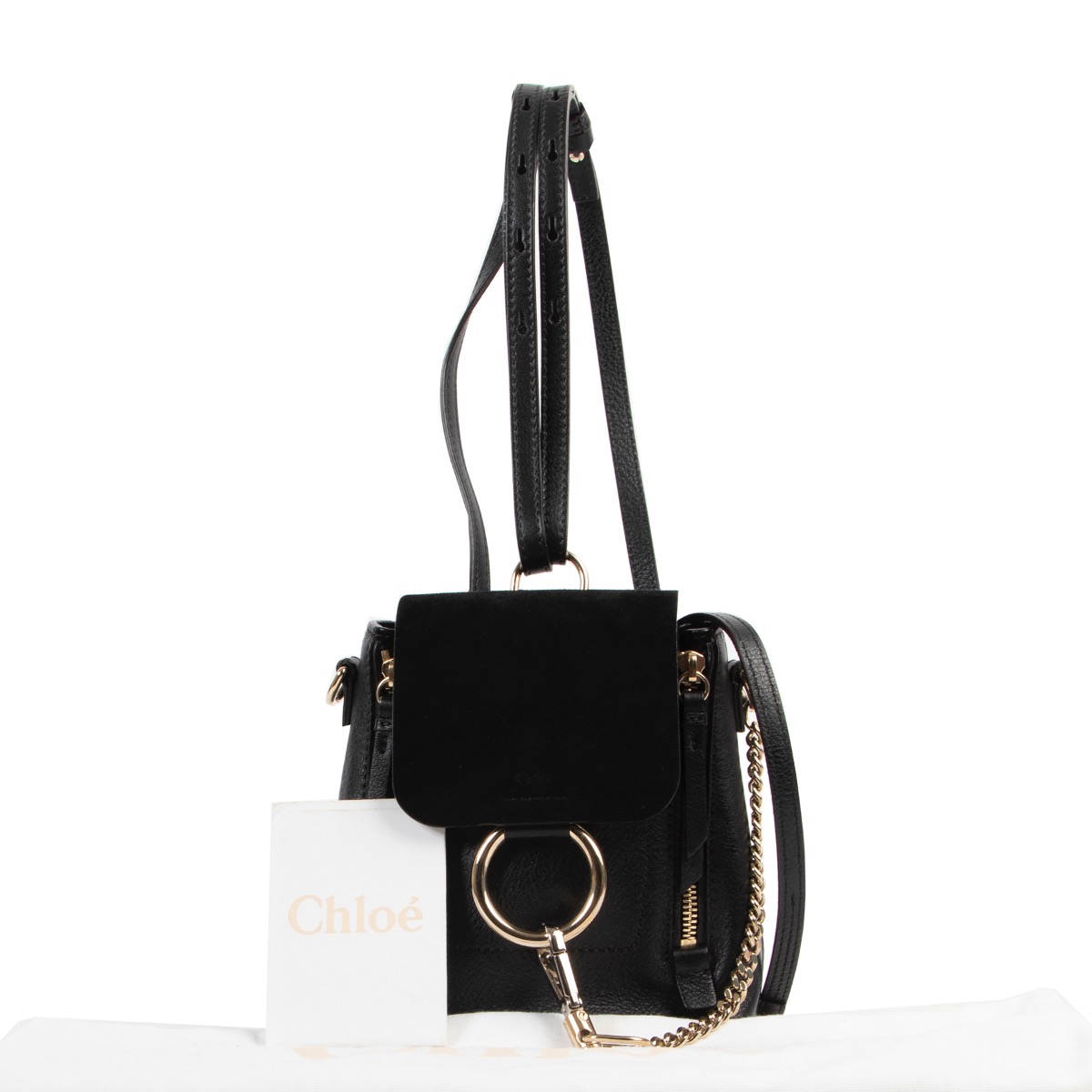 Chloe backpack black new arrivals