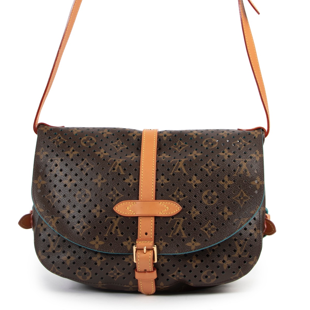 Louis Vuitton Limited Edition Perforated Saumur Monogram 30