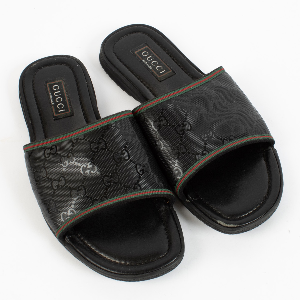 GUCCI モノグラム　スタッズ　ミュール　35サイズ GUCCI モノグラム スタッズ ミュール 35サイズ