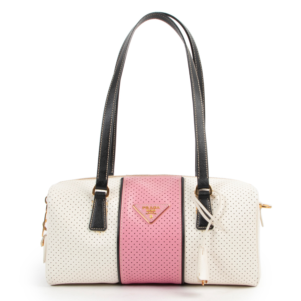 Prada pink shoulder bag new arrivals