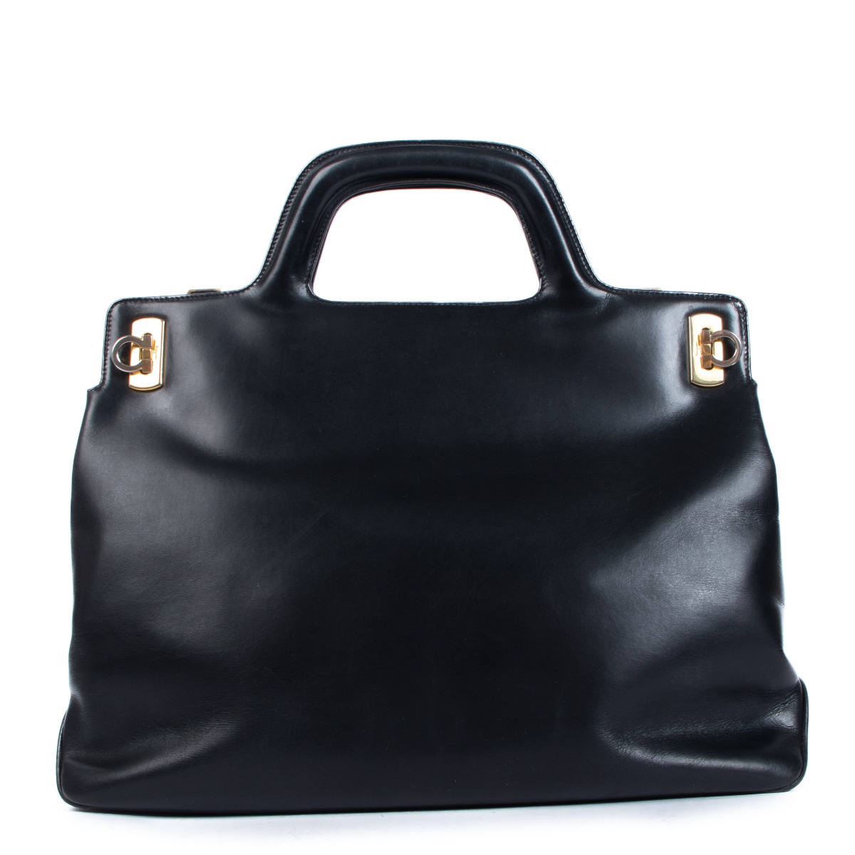 VIP【送料無料・関税込み】Ferragamo Black Wanda Medium Bag Ferragamo Wanda Micro Patent-Leather Tote Bag | Coggles