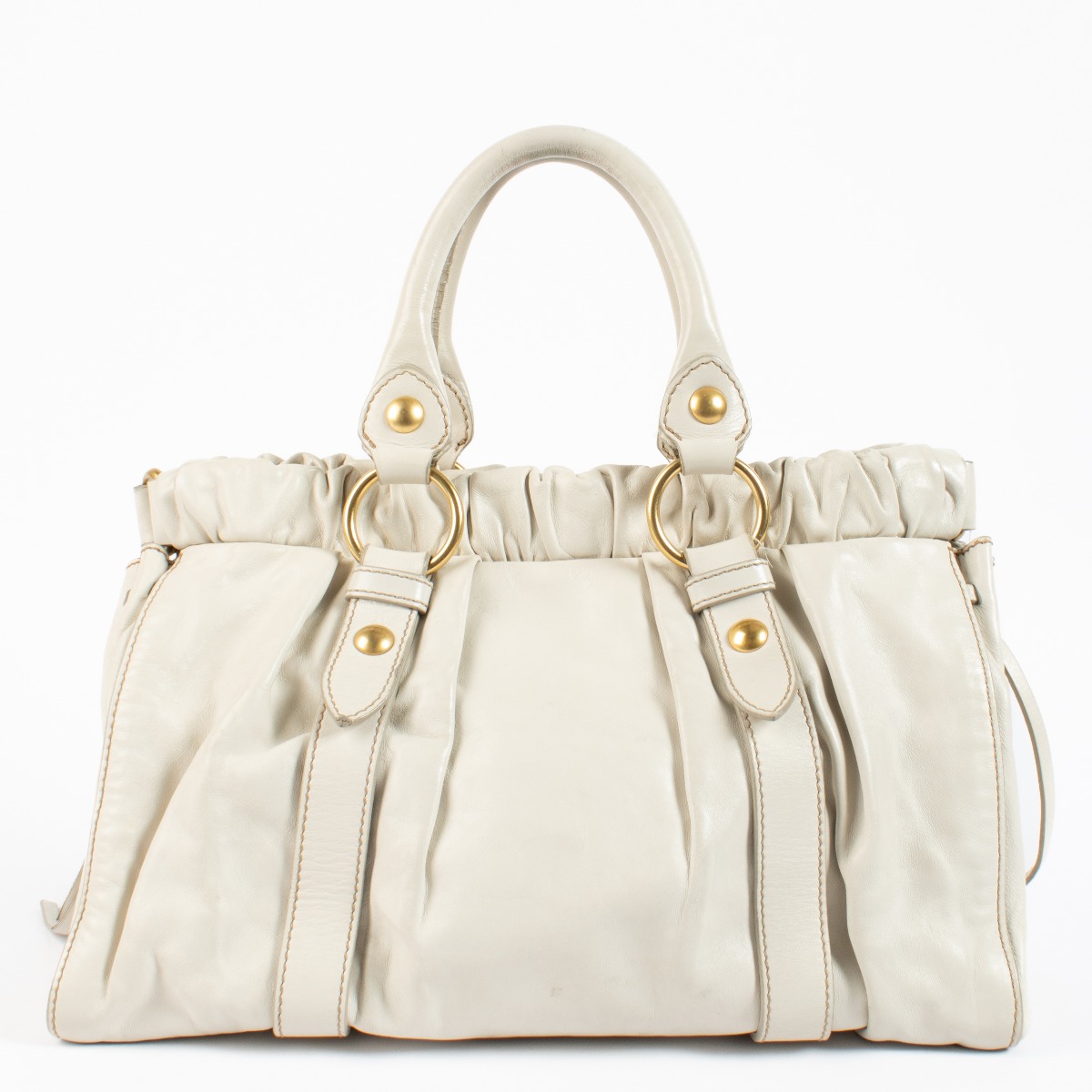 美品☆　MIUMIU vittelo archive 2way bag Rare Miu Miu VITELLO LUX 2way Handbag Shoulder bag Leather