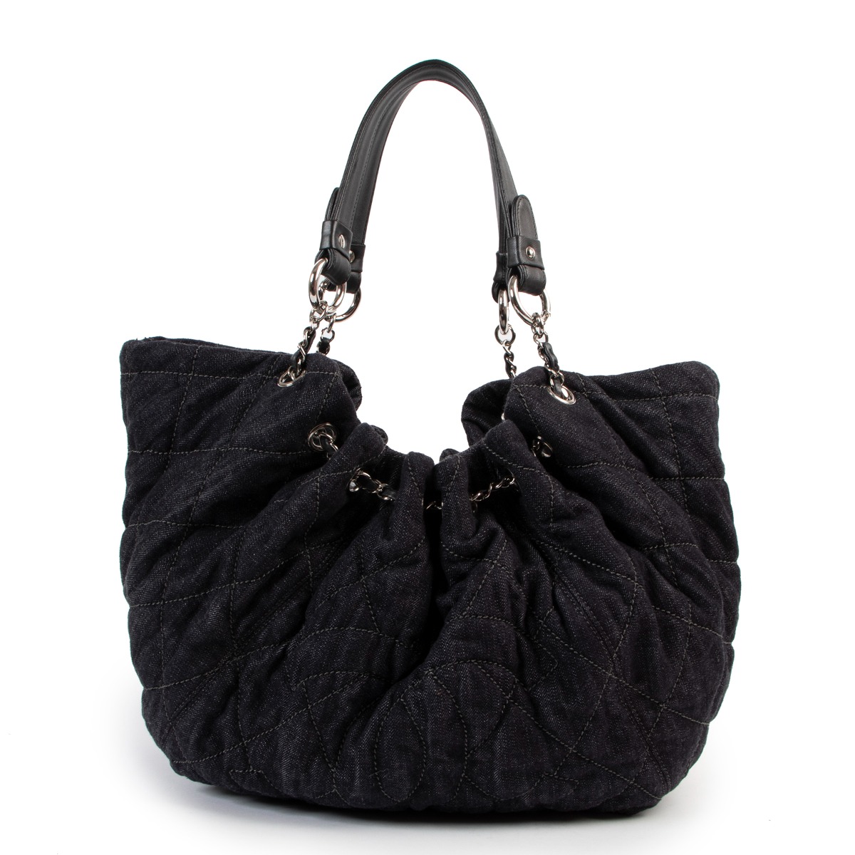 Chanel Jumbo Reissue 227 Black Calfskin - Vintage Lux
