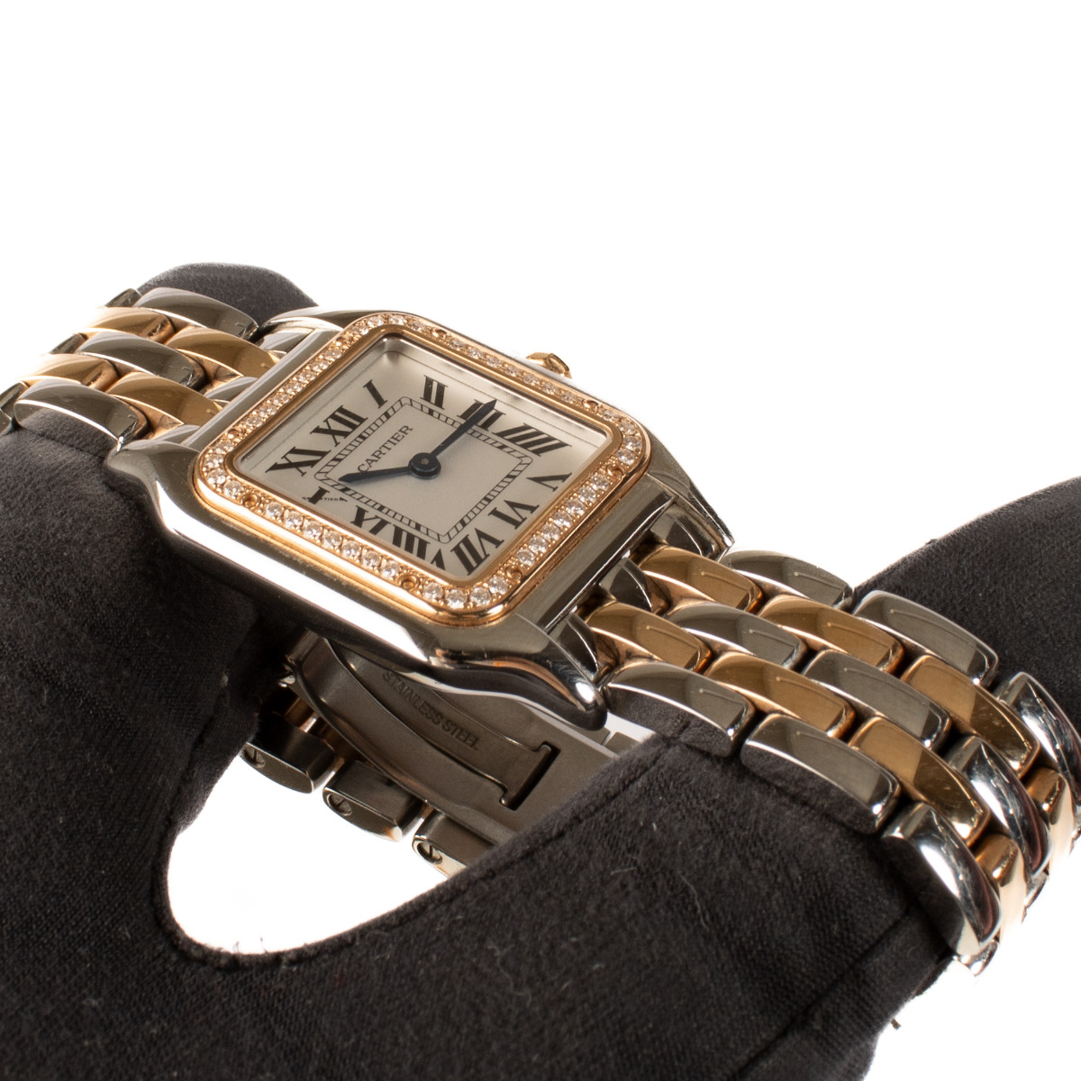 Cartier Diamonds Steel/Rose Gold Medium Panthère de Cartier Watch
