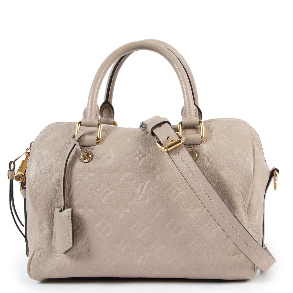 Louis Vuitton Speedy Bandouliere 25 Monogram Beige Clair pour femmes