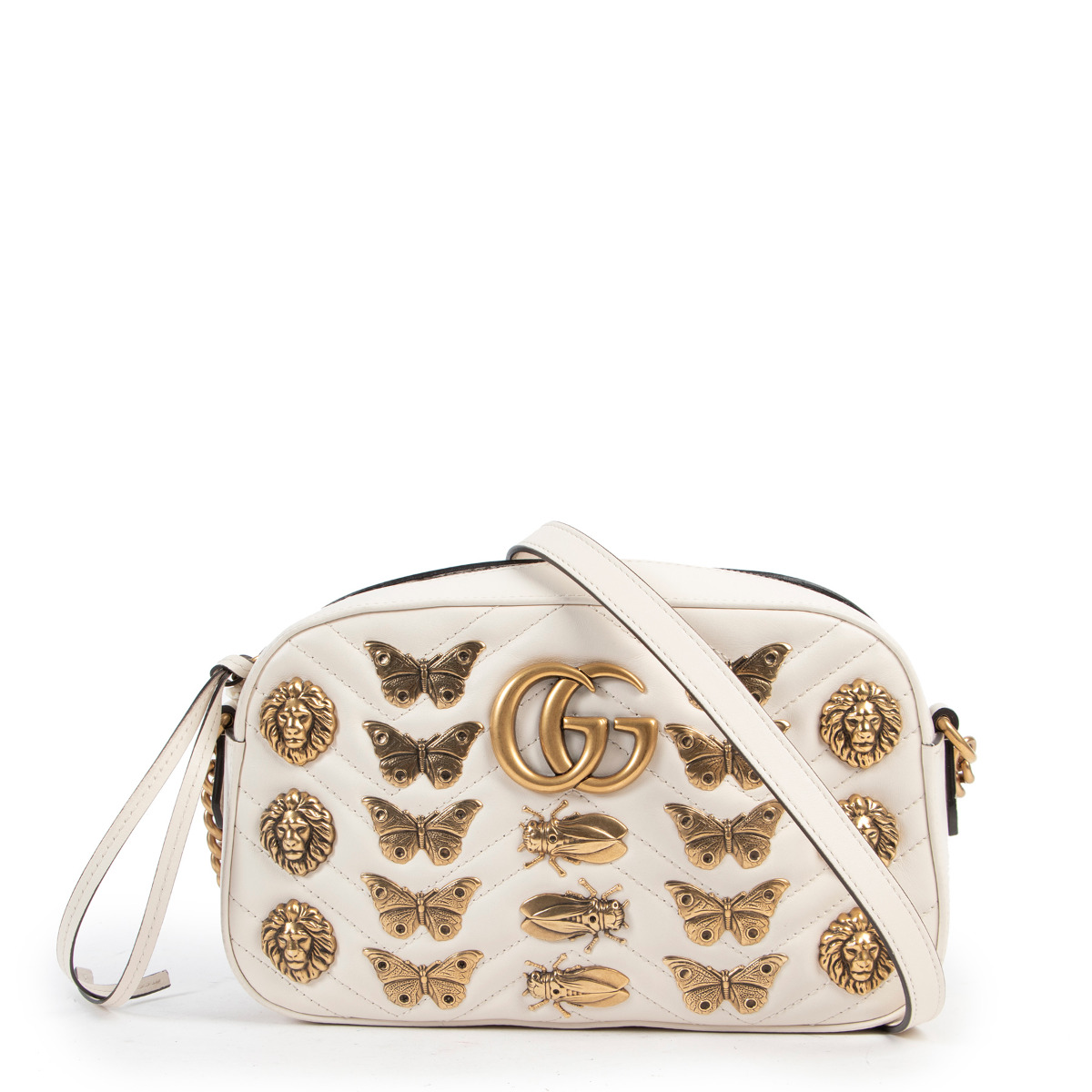 Gucci marmont animal studs hotsell