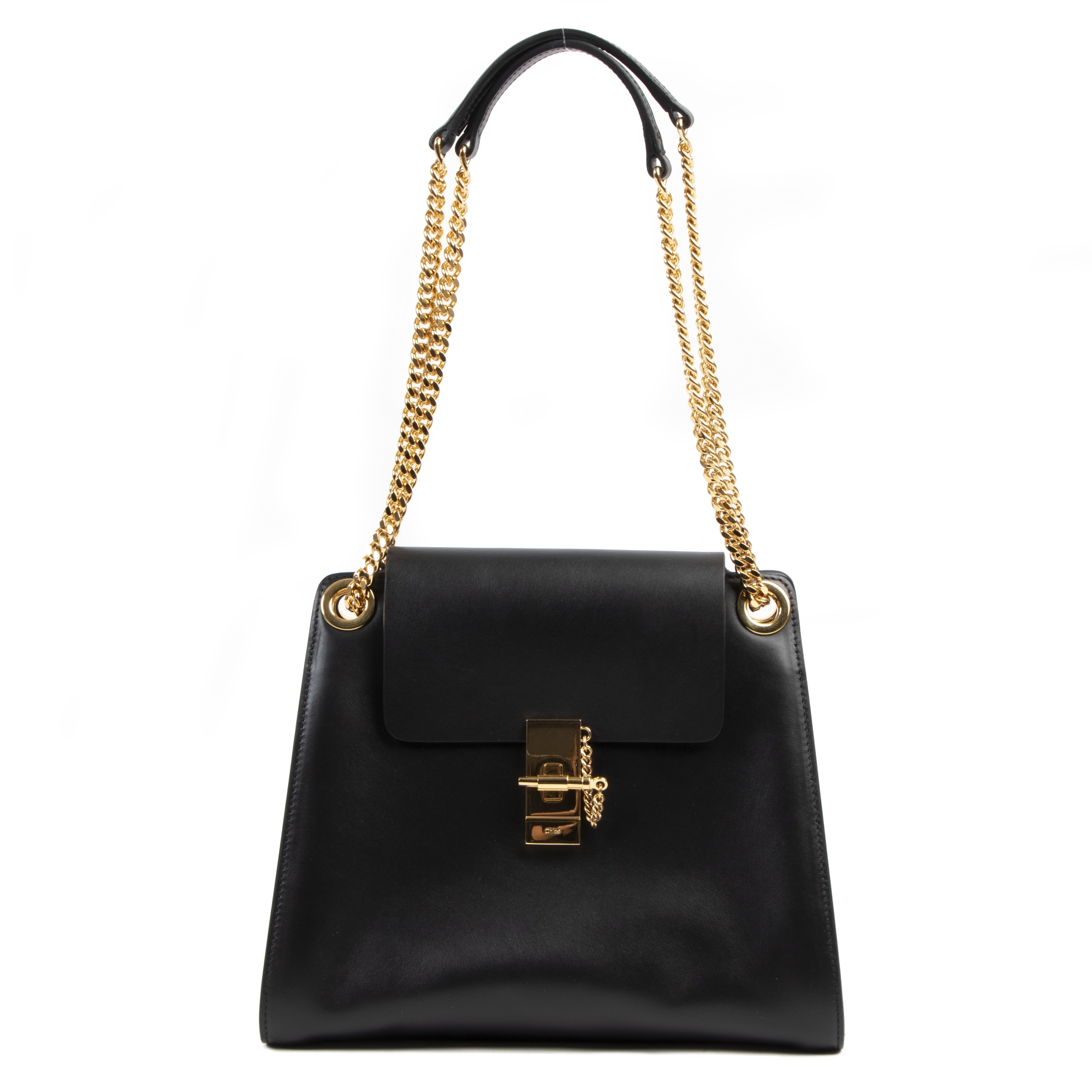 Chlo Black Annie Shoulder Bag GHW Labellov Buy and Sell