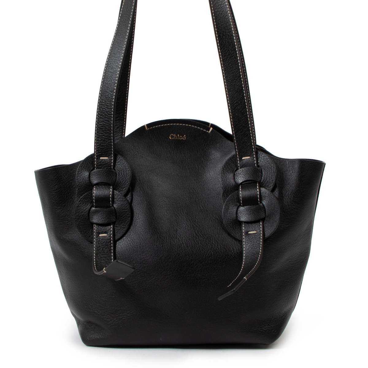 Chloe black tote bag clearance