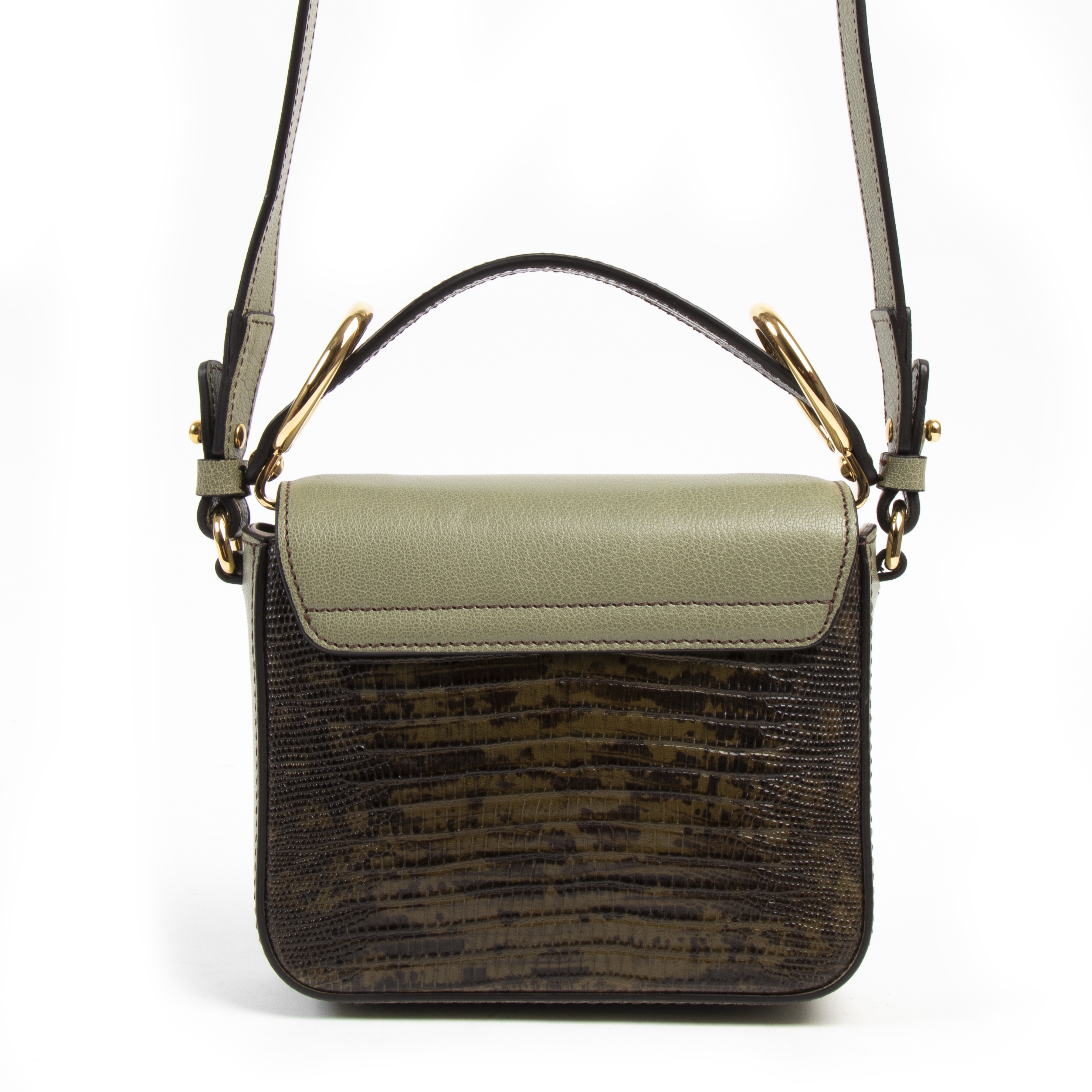 Chloé C Small Crossbody Sage Green Bag ○ Labellov ○ Buy