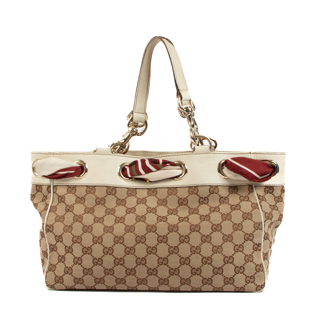 Gucci positano scarf tote on sale