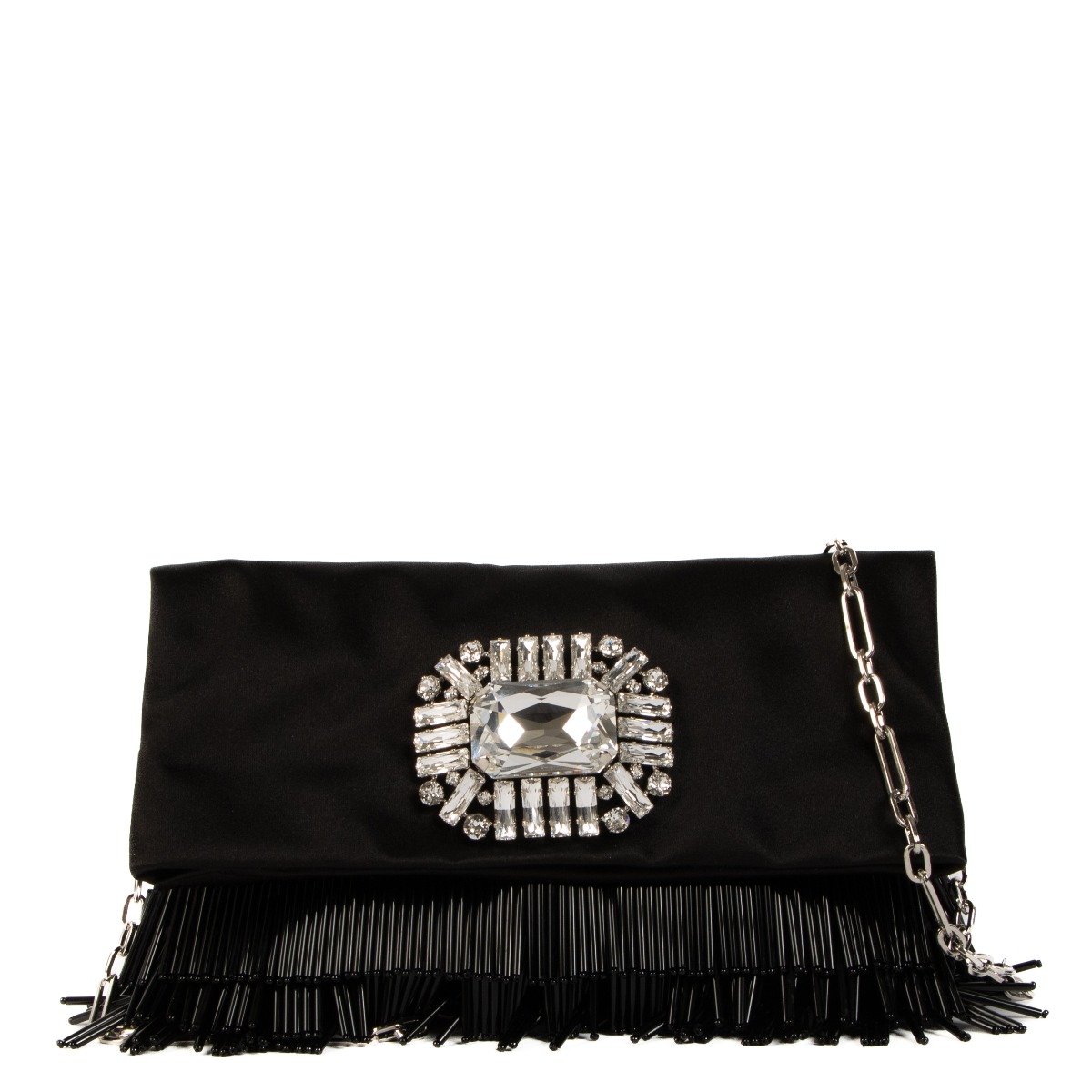 Jimmy choo sale titania satin clutch