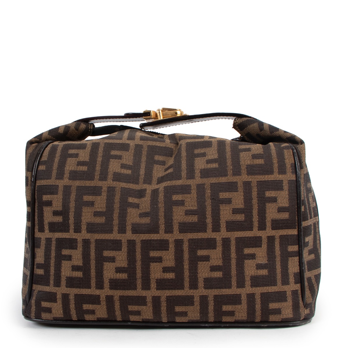 Fendi Monogram Canvas Make up Pouch Labellov Buy and Sell Authentic Luxury