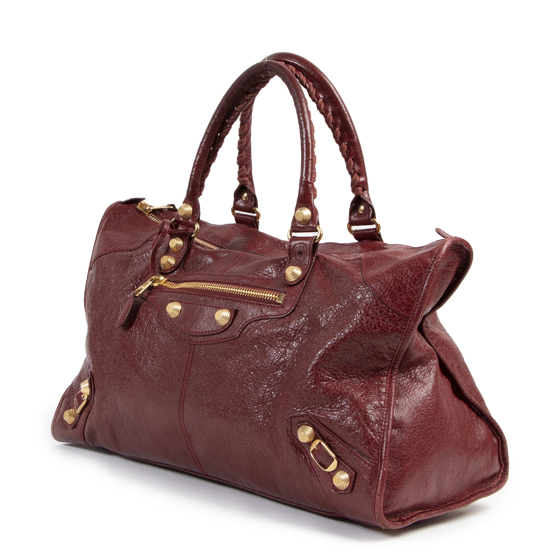 Balenciaga bordeaux bag outlet