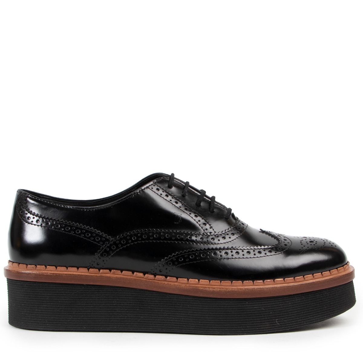 Tod's hotsell brogues womens