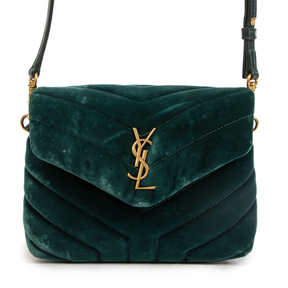 Toy loulou velvet shoulder bag outlet