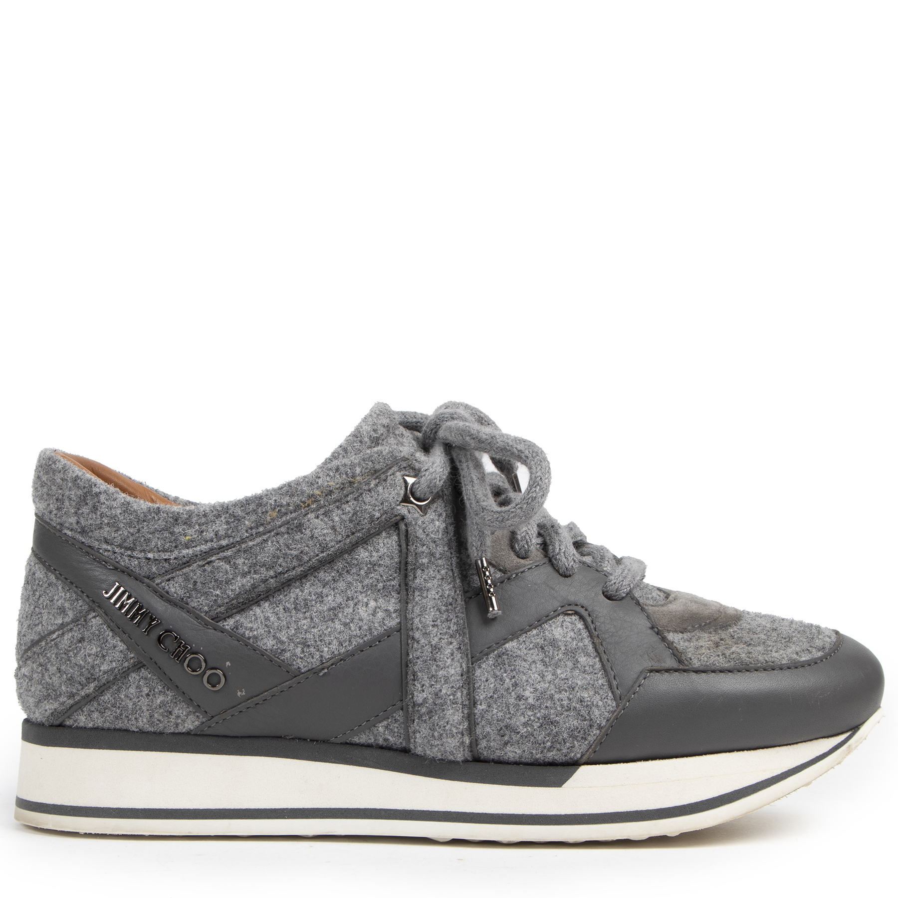 Grey jimmy sale choo trainers