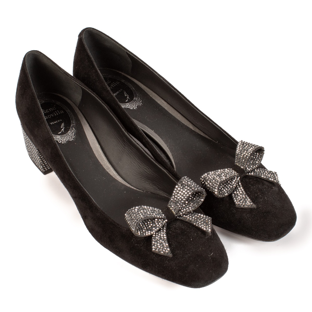René Caovilla Glitter Heels - Size 39 1/2 ○ Labellov ○ Buy
