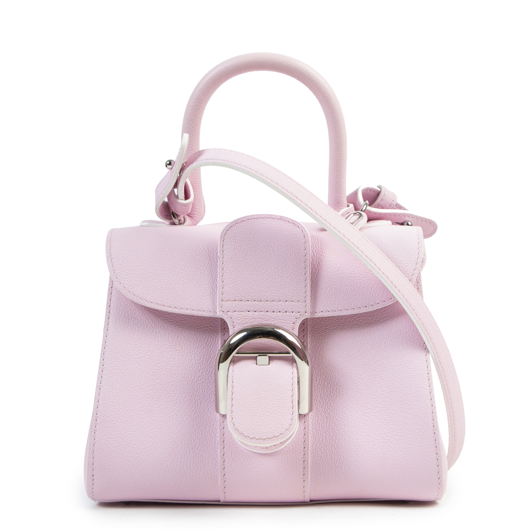 Delvaux Brillant MIni Pink Nakuru + Strap ○ Labellov ○ Buy and Sell  Authentic Luxury