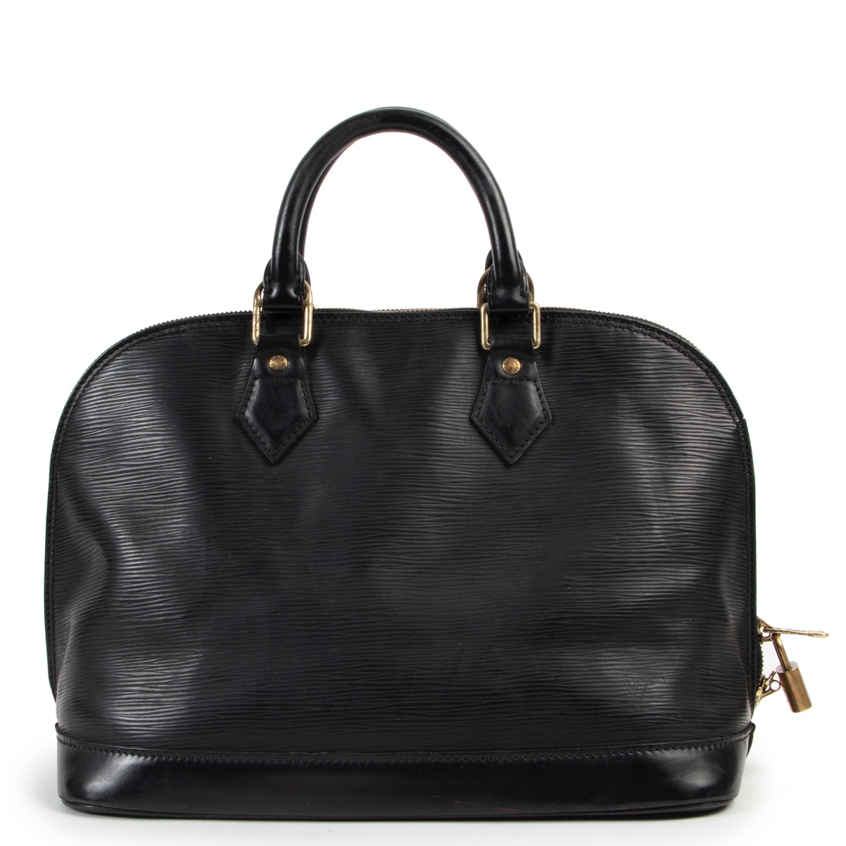 Louis Vuitton LV Alma epi leather black ref.409333 - Joli Closet